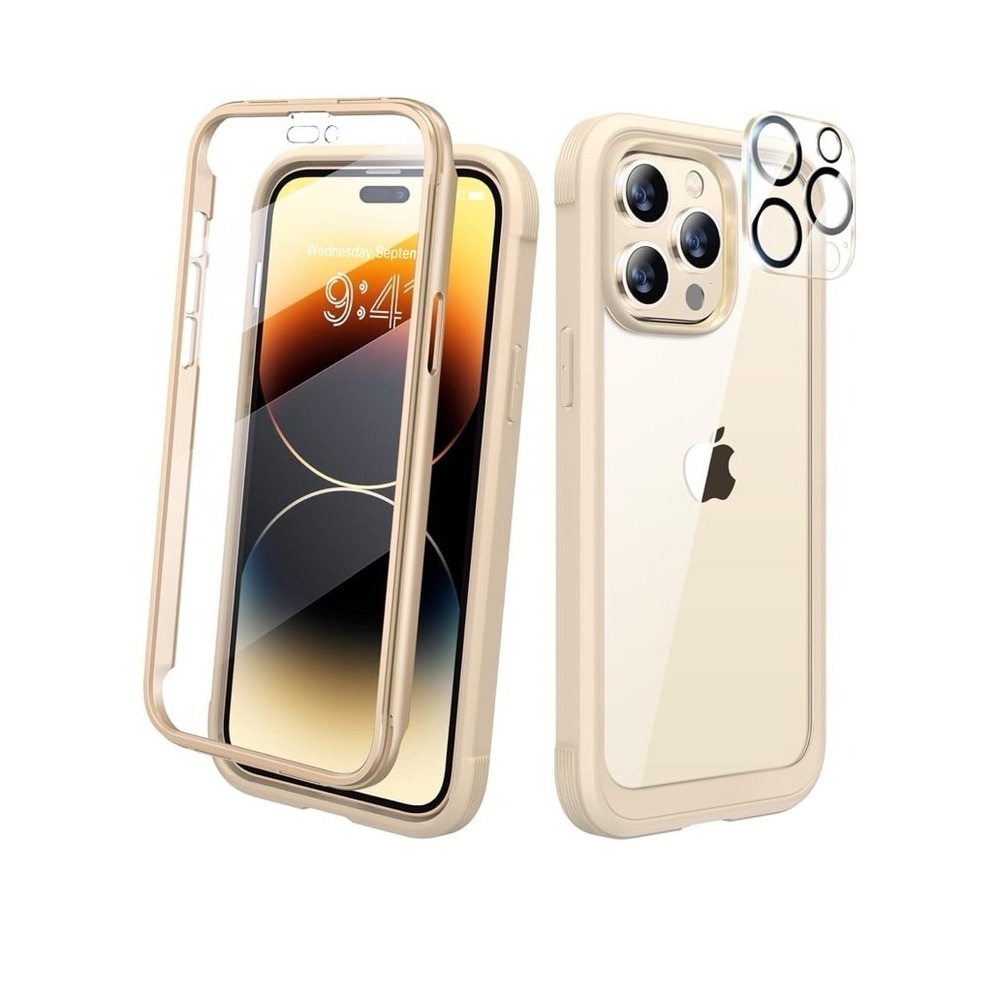 Diaclara Designed for iPhone 14 Pro Max Case 6.7'', Full Body Rugged Case $18